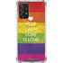 Keep Calm Love Is Love Galaxy A72 5G Clear Case