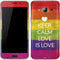 Keep Calm Love Is Love Galaxy J3 Skin