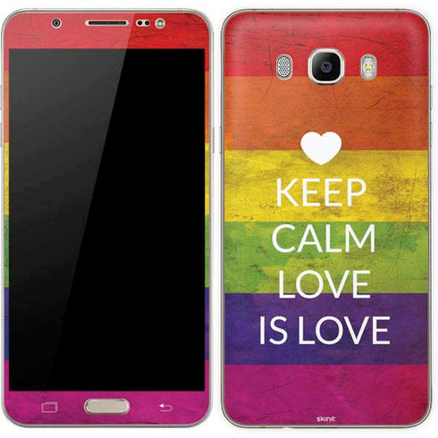 Keep Calm Love Is Love Galaxy J7 Skin