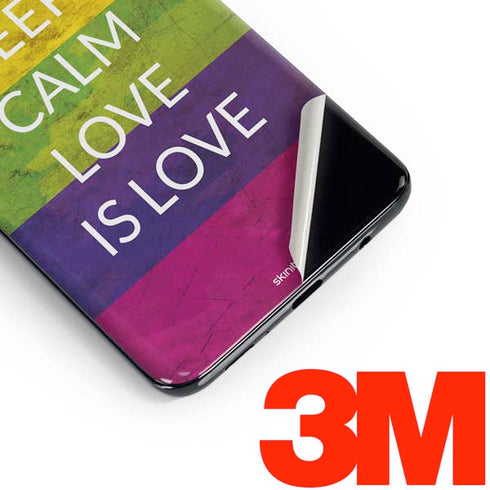 Keep Calm Love Is Love Galaxy S10 Skin