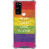 Keep Calm Love Is Love Galaxy S20 FE Clear Case