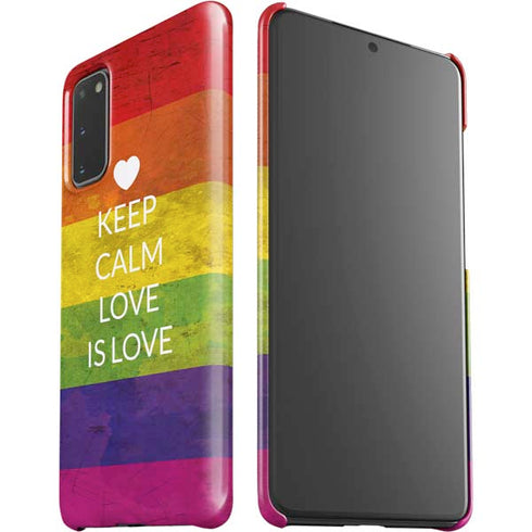 Keep Calm Love Is Love Galaxy S20 Lite Case