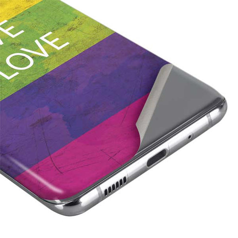 Keep Calm Love Is Love Galaxy S20 Skin
