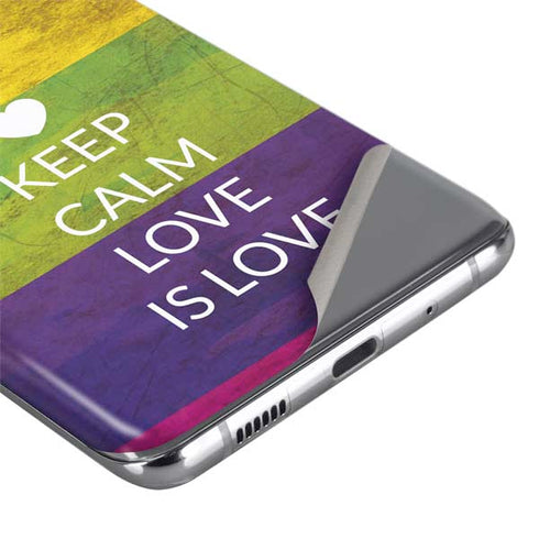 Keep Calm Love Is Love Galaxy S20 Ultra 5G Skin