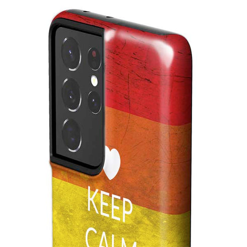 Keep Calm Love Is Love Galaxy S21 Ultra 5G Pro Case
