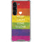 Keep Calm Love Is Love Galaxy S23 Clear Case