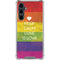 Keep Calm Love Is Love Galaxy S23 FE Clear Case