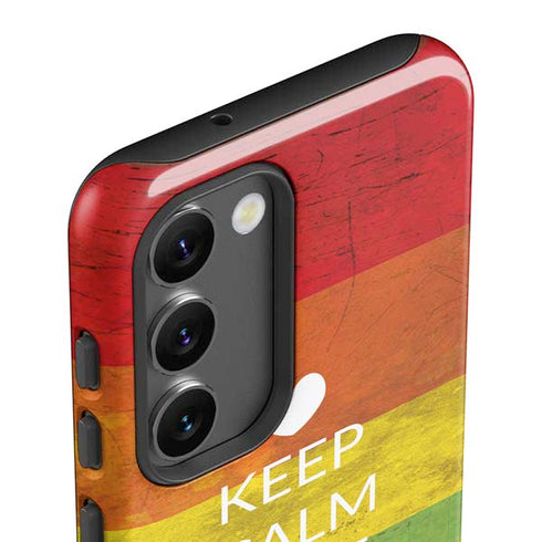 Keep Calm Love Is Love Galaxy S23 Plus Pro Case