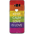 Keep Calm Love Is Love Galaxy S8 Plus Skin