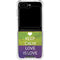 Keep Calm Love Is Love Galaxy Z Flip5 5G Clear Case