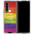 Keep Calm Love Is Love Galaxy Z Fold4 5G Clear Case