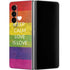 Keep Calm Love Is Love Galaxy Z Fold4 5G Skin