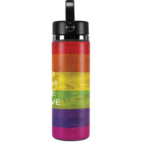 Keep Calm Love Is Love Hydro Flask 20oz Wide Mouth Skin