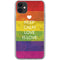 Keep Calm Love Is Love iPhone 11 Clear Case
