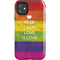 Keep Calm Love Is Love iPhone 11 Impact Case