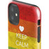 Keep Calm Love Is Love iPhone 11 Impact Case