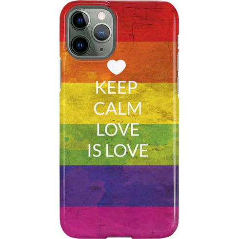 Keep Calm Love Is Love iPhone 11 Pro Lite Case