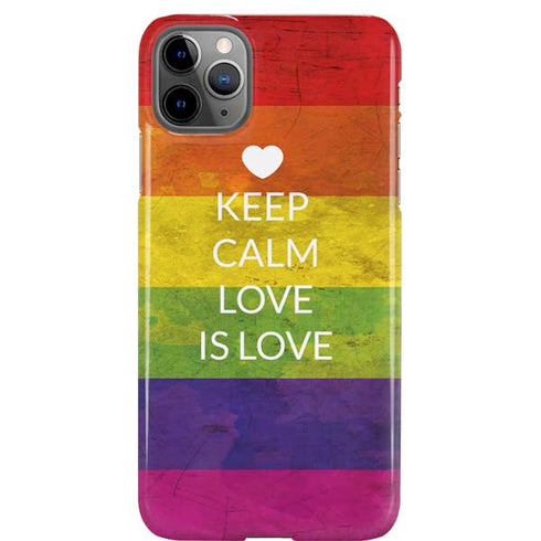 Keep Calm Love Is Love iPhone 11 Pro Max Lite Case