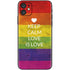 Keep Calm Love Is Love iPhone 11 Skin