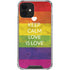 Keep Calm Love Is Love iPhone 12 Clear Case