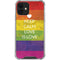 Keep Calm Love Is Love iPhone 12 Mini Clear Case