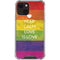 Keep Calm Love Is Love iPhone 14 Plus Clear Case