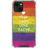 Keep Calm Love Is Love iPhone 14 Plus Clear Case