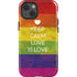 Keep Calm Love Is Love iPhone 14 Impact Case