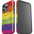 Keep Calm Love Is Love iPhone 14 Pro Impact Case