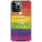 Keep Calm Love Is Love iPhone 14 Pro Max Clear Case
