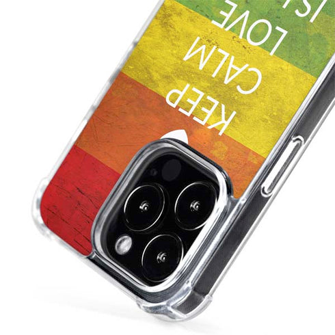 Keep Calm Love Is Love iPhone 14 Pro Max MagSafe Case