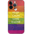 Keep Calm Love Is Love iPhone 14 Pro Skin