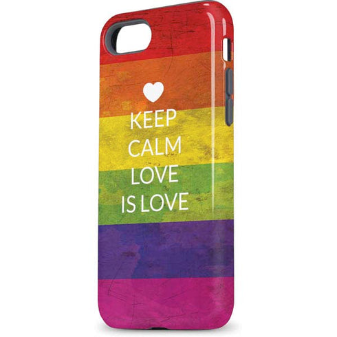 Keep Calm Love Is Love iPhone 7 Pro Case