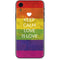 Keep Calm Love Is Love iPhone XR Skin