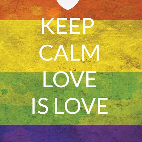 Keep Calm Love Is Love iPhone XR Skin