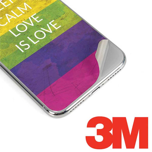 Keep Calm Love Is Love iPhone XS Max Skin