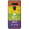 Keep Calm Love Is Love LG K51/Q51 Clear Case