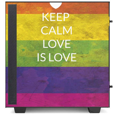 Keep Calm Love Is Love NZXT H510 Compact ATX Mid-Tower Case Skin