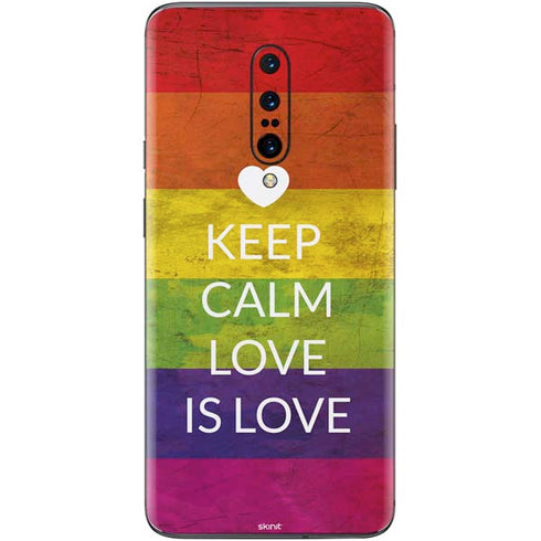 Keep Calm Love Is Love OnePlus 7 Pro Skin