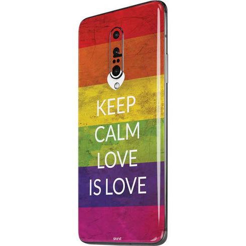Keep Calm Love Is Love OnePlus 7 Pro Skin