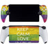 Keep Calm Love Is Love PlayStation Portal Remote Player Skin