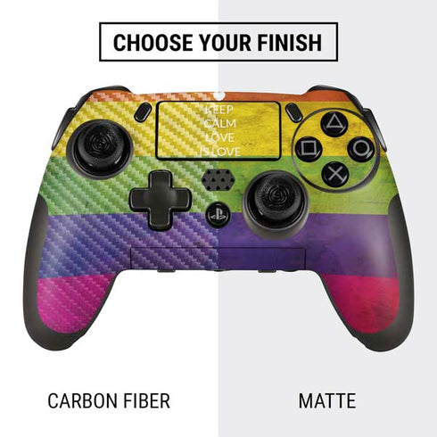 Keep Calm Love Is Love PlayStation Scuf Vantage 2 Controller Skin