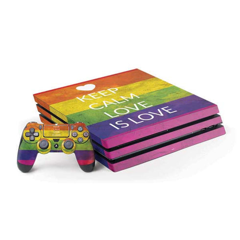 Keep Calm Love Is Love PS4 Pro Bundle Skin