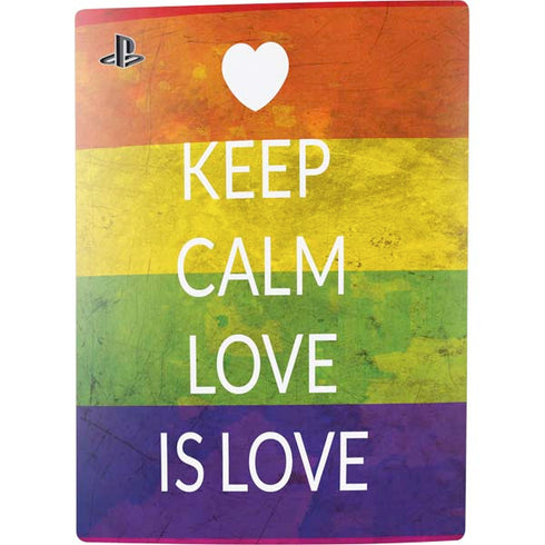 Keep Calm Love Is Love PS5 Bundle Skin