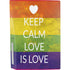 Keep Calm Love Is Love PS5 Console Skin