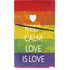 Keep Calm Love Is Love PS5 Slim Digital Edition Console Skin