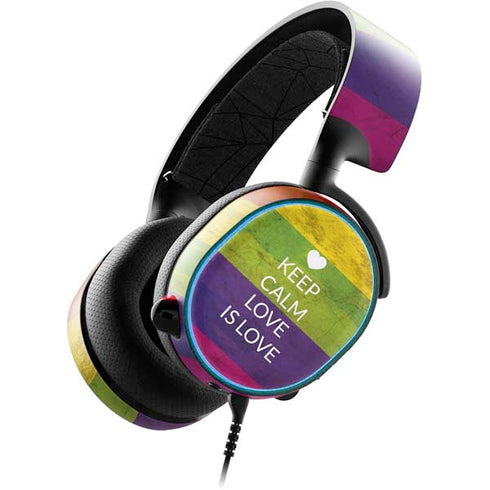 Keep Calm Love Is Love SteelSeries Arctis 3 Skin