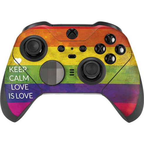 Keep Calm Love Is Love Xbox Elite Wireless Controller Series 2 Skin