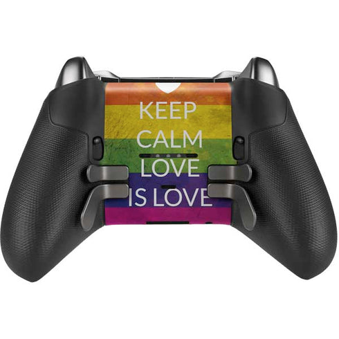 Keep Calm Love Is Love Xbox Elite Wireless Controller Series 2 Skin