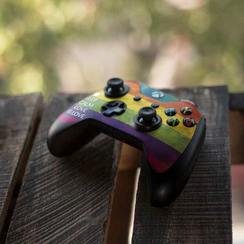 Keep Calm Love Is Love Xbox One Controller Skin